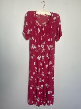 Vintage Floral LaCera Long Dress